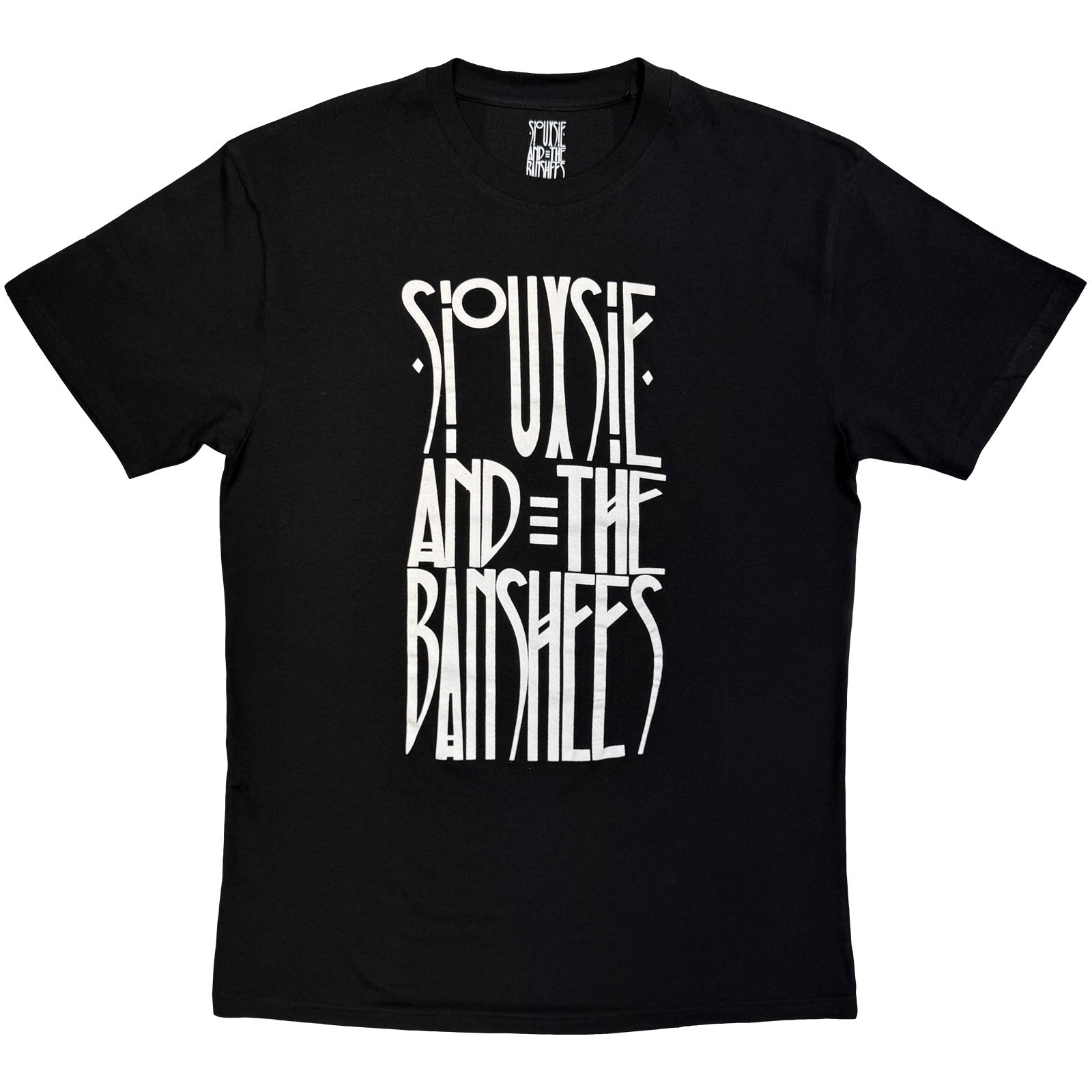 Tričko Siouxsie and the Banshees - Logo Mono, Unisex,Čierna,XXL