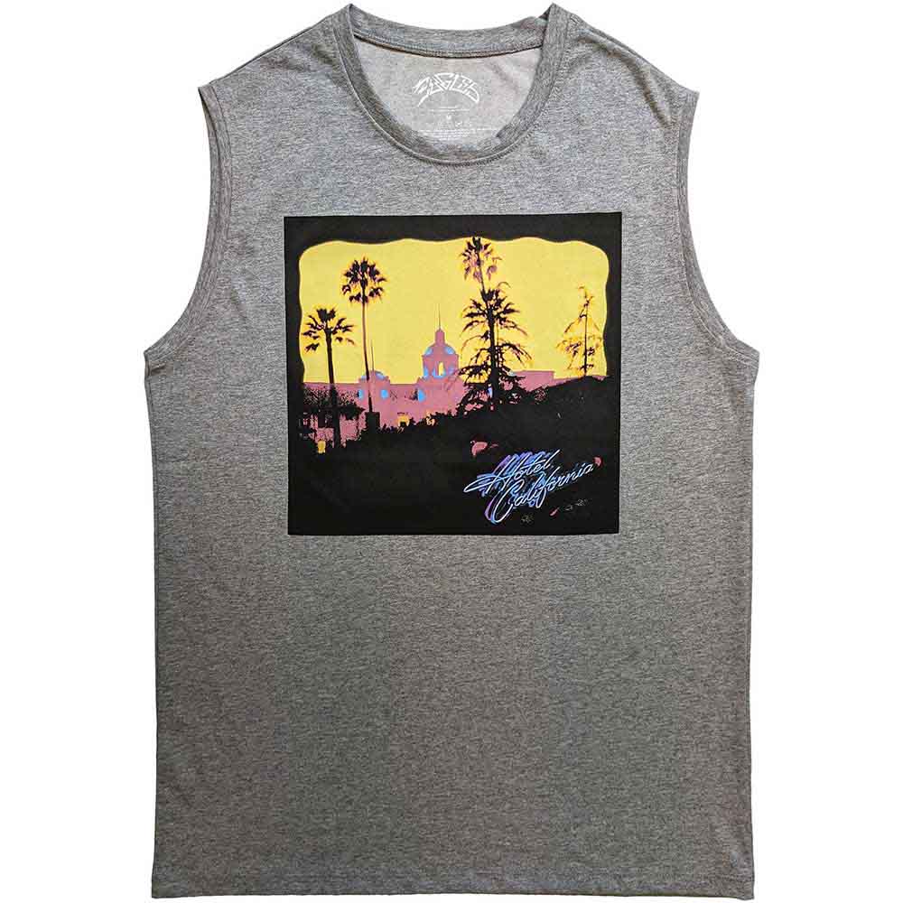 Tielko Eagles - Hotel California, Unisex,Šedá,XXL