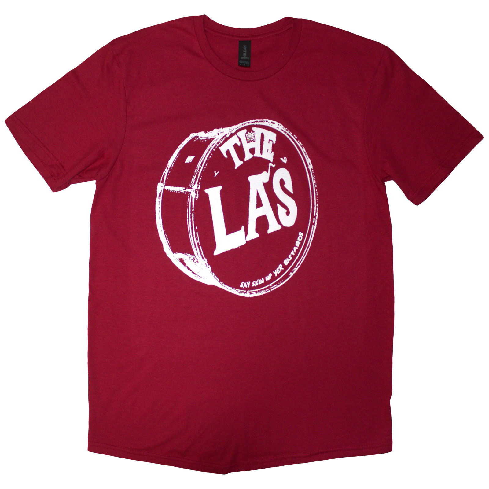 Tričko The La's - White Drum Head Logo, Unisex,Červená,XXL