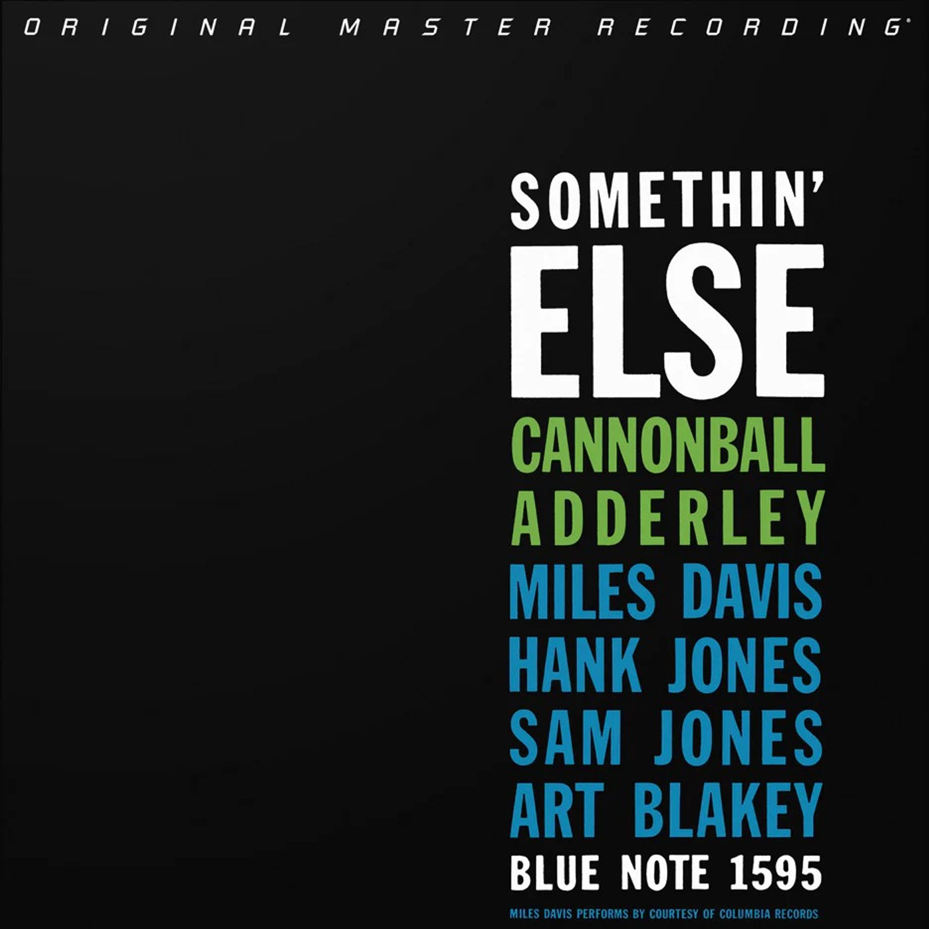 CD Cannonball Adderley - ADDERLEY, CANNONBALL - SOMETHIN' ELSE