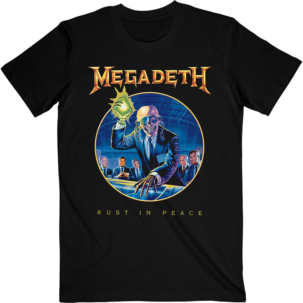 Tričko Megadeth - RIP Anniversary, Unisex,Čierna,XXL
