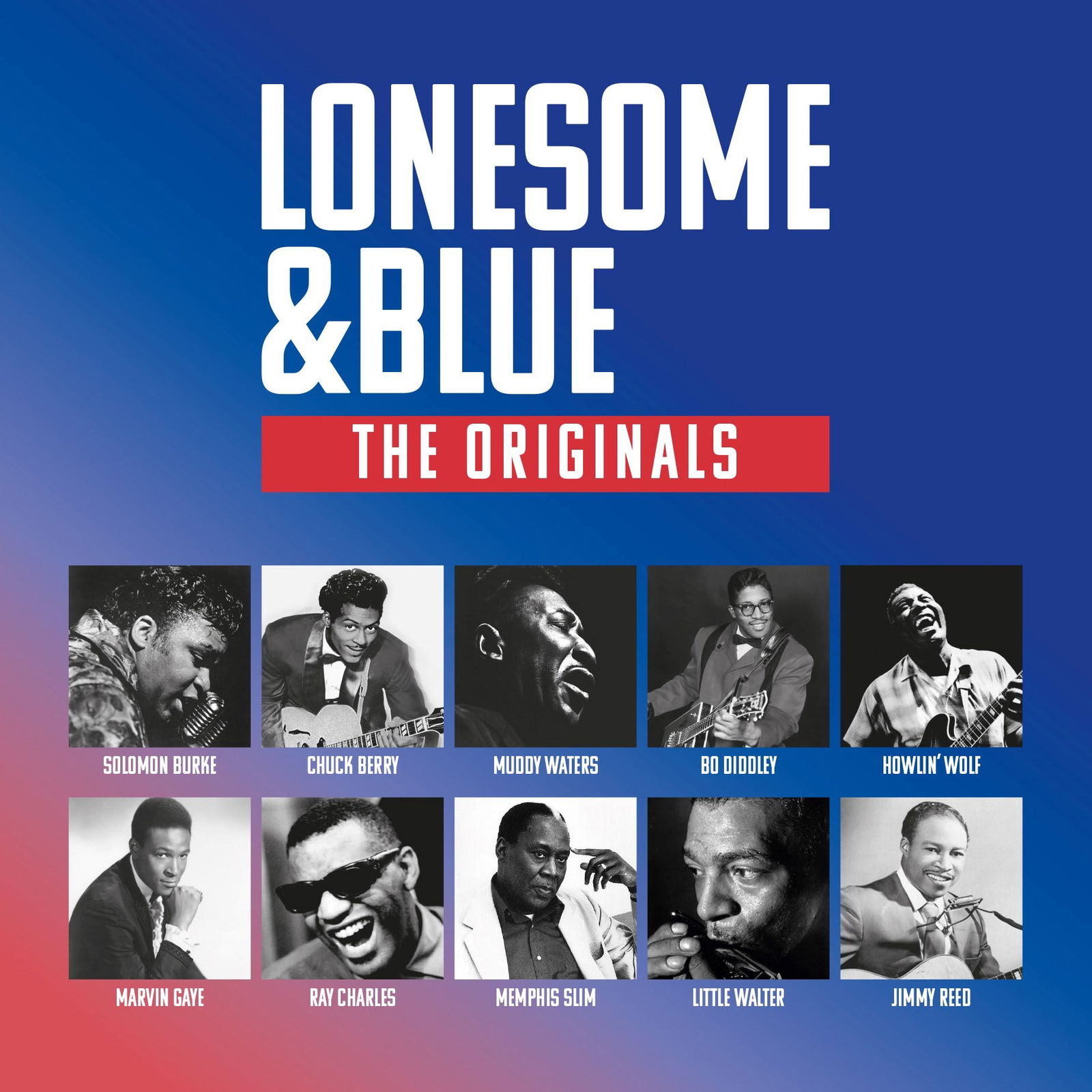 CD Various Artists - LONESOME & BLUE