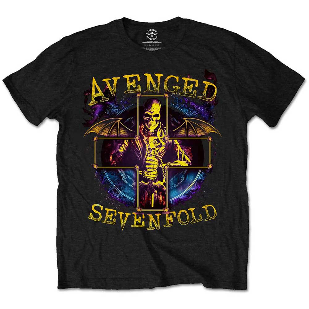 Tričko Avenged Sevenfold A7X - Stellar, Unisex,Čierna,XL