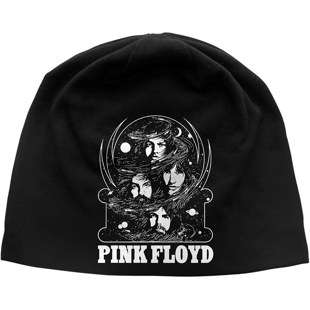 Čapica Pink Floyd - Cosmic Faces, Unisex,Čierna,Univerzálna
