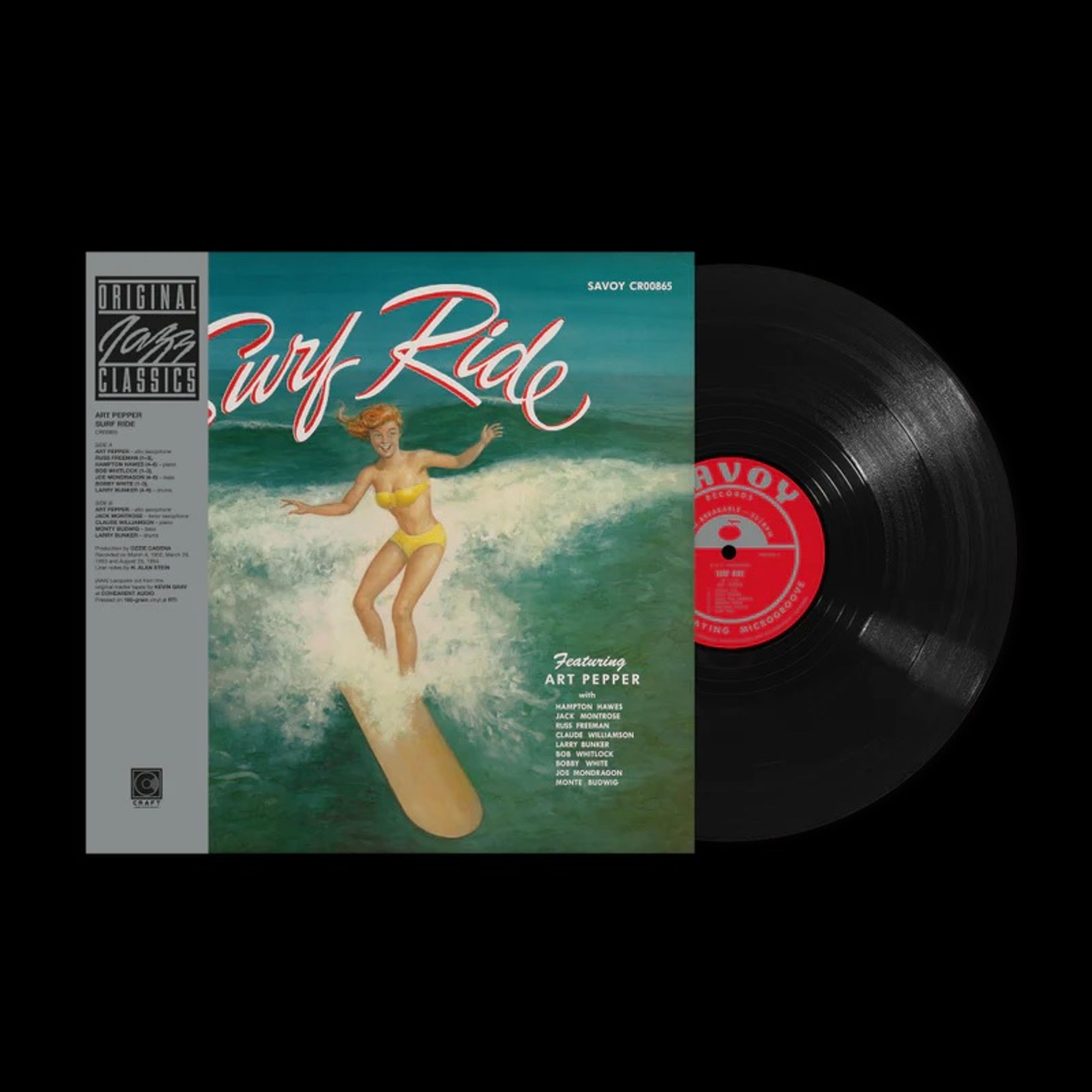 Vinyl Art Pepper - SURF RIDE