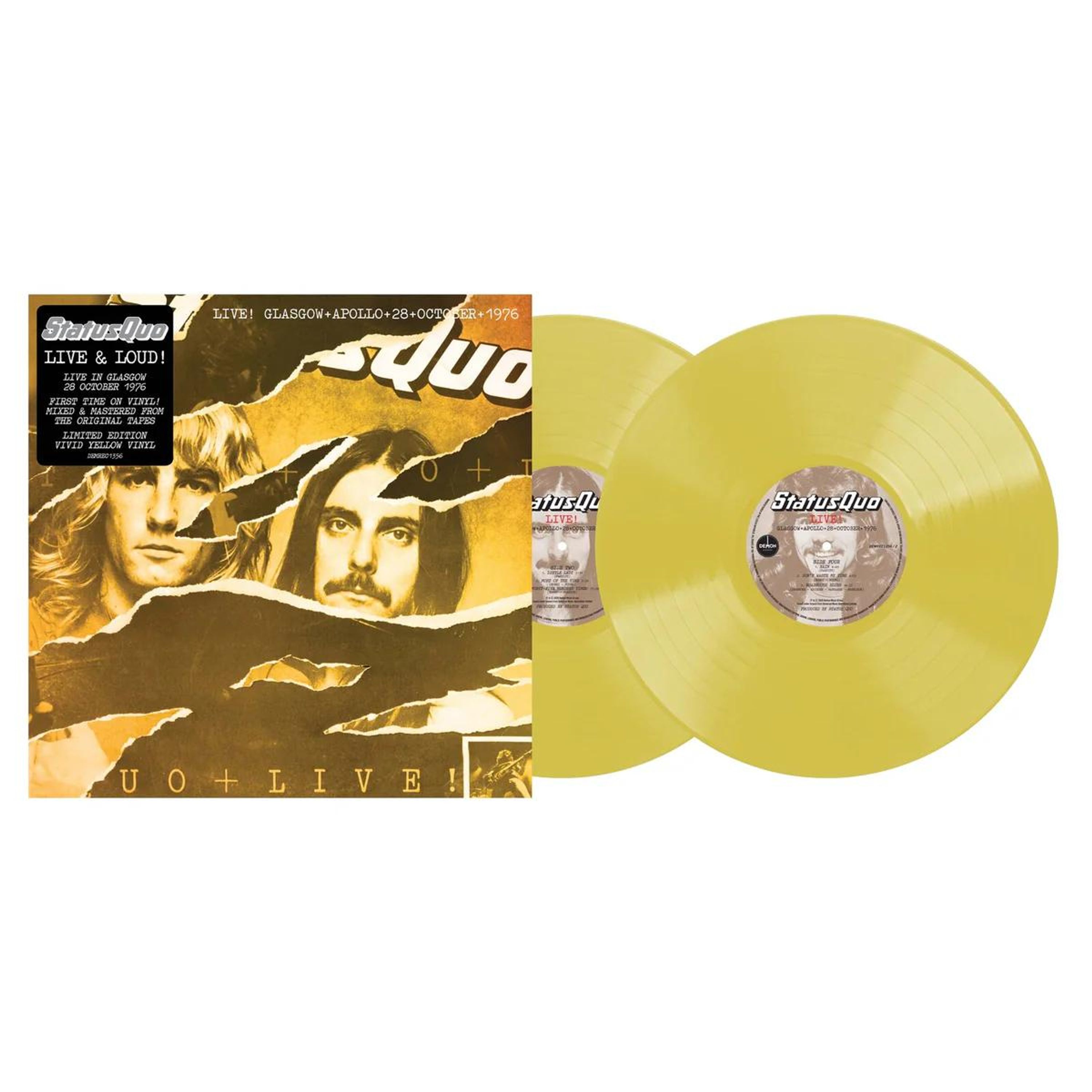 Vinyl Status Quo - 28TH OCTOBER 1976 LIVE!