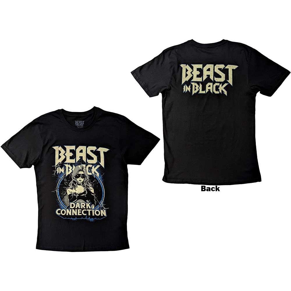 Tričko Beast In Black - Dark Connection Girl, Unisex,Čierna,XXL