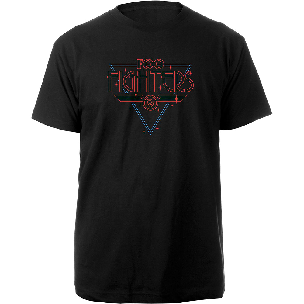 Tričko Foo Fighters - Black Disco Outline, Unisex,Čierna,XXL