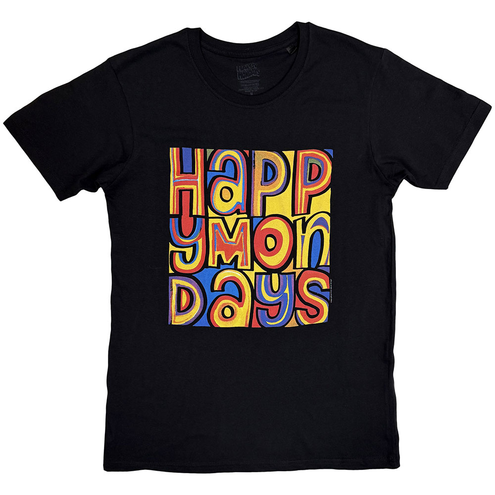 Tričko Happy Mondays - Greatest Hits, Unisex,Čierna,XXL