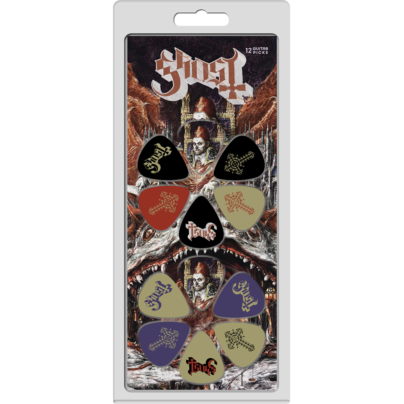 Brnkadlo Ghost - Logos 12-Pack, Multicolor,Univerzálna