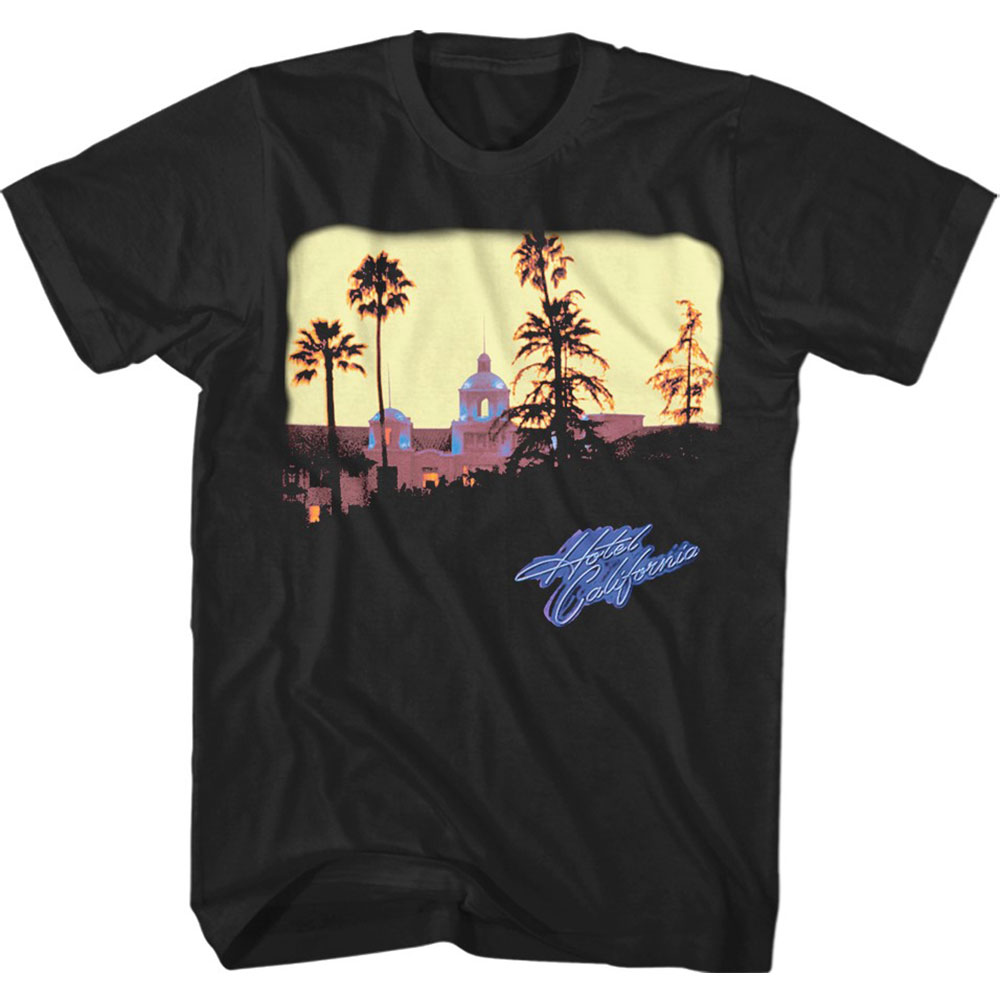 Tričko THE EAGLES - Hotel California, Unisex,Čierna,5XL