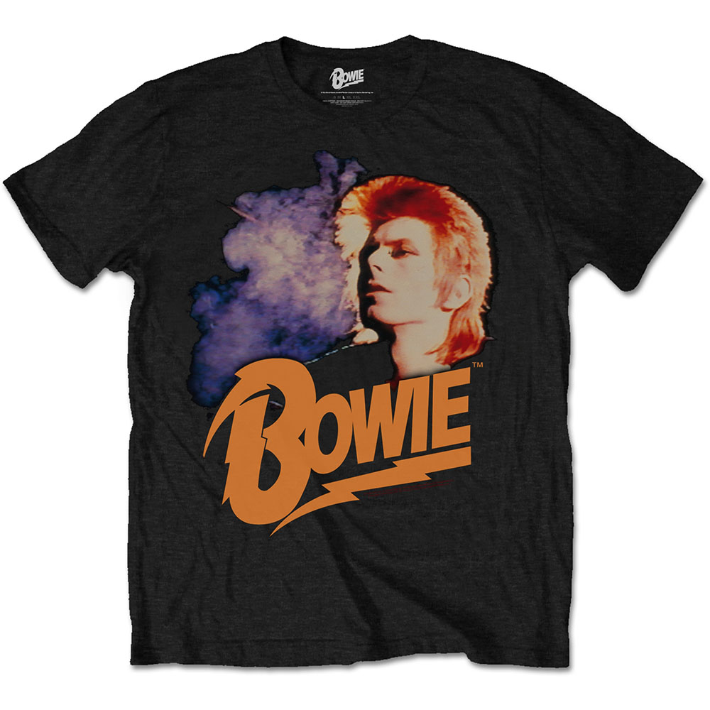 Tričko David Bowie - Retro Bowie, Unisex,Čierna,XXL