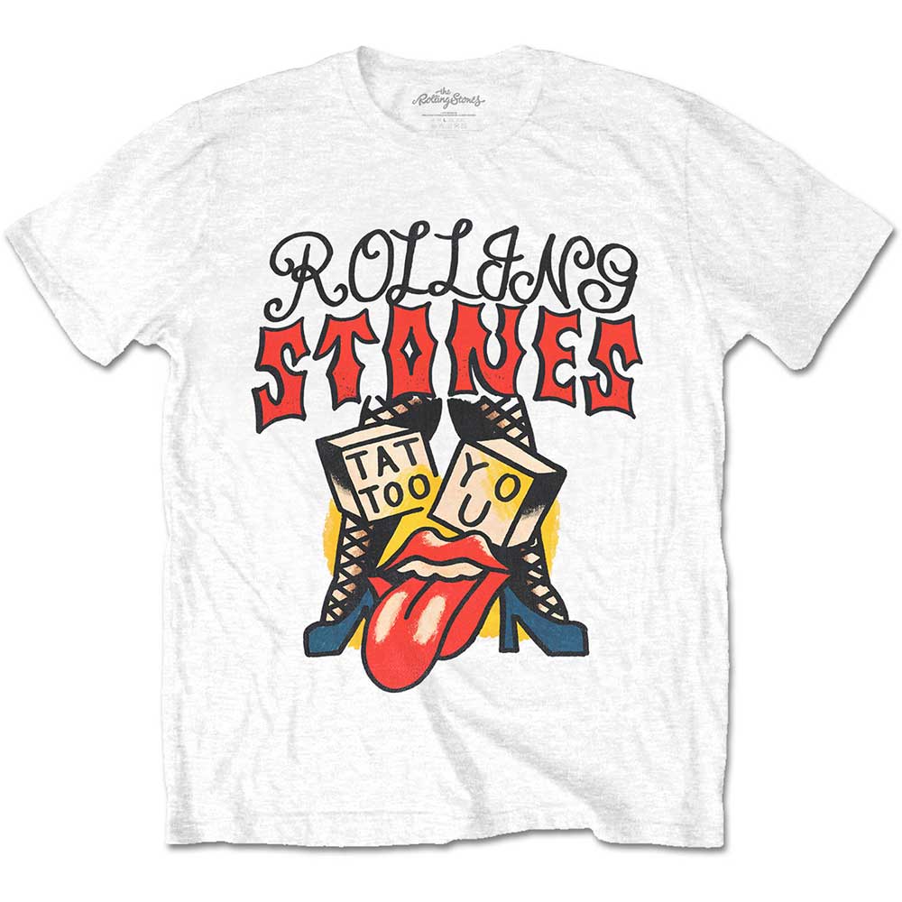 Tričko The Rolling Stones - Tattoo You II, Unisex,Biela,XXL