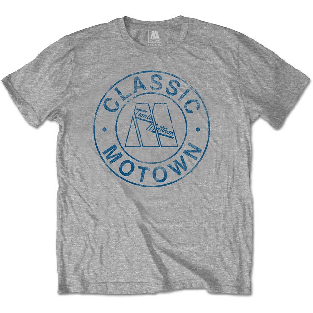 Tričko Motown - Classic Circle, Unisex,Šedá,S
