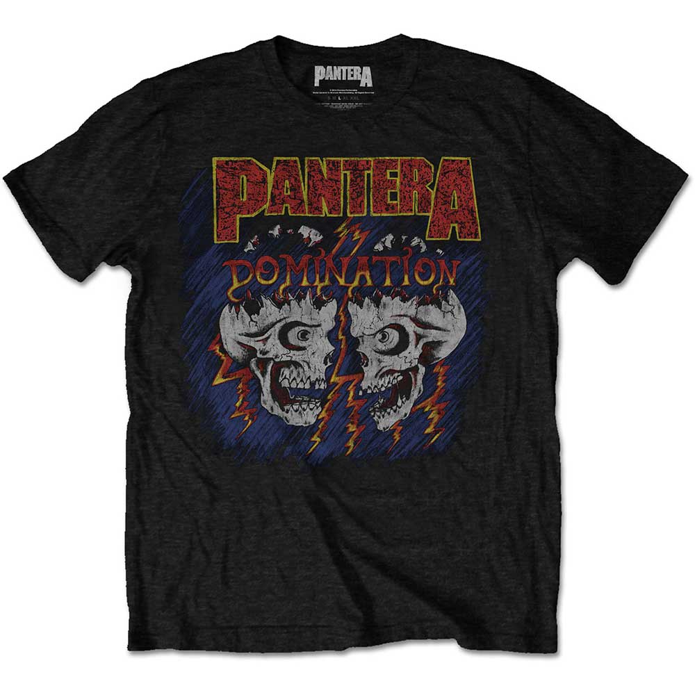 Tričko Pantera - Domination, Unisex,Čierna,3XL