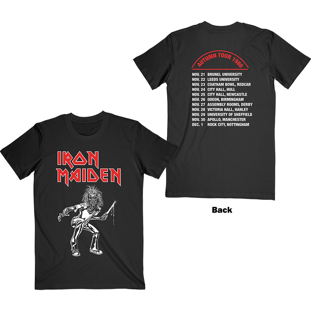 Tričko Iron Maiden - Autumn Tour 1980, Unisex,Čierna,XXL