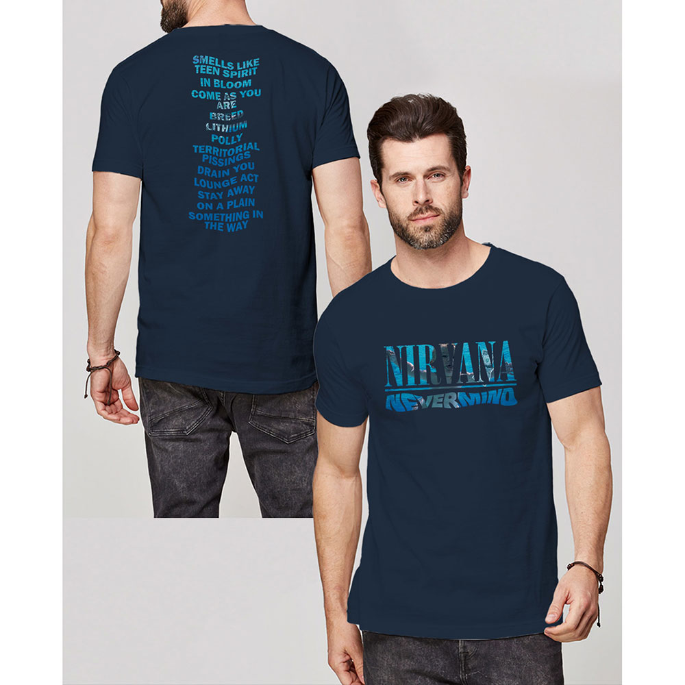 Tričko Nirvana - Nevermind, Unisex,Modrá,XXL