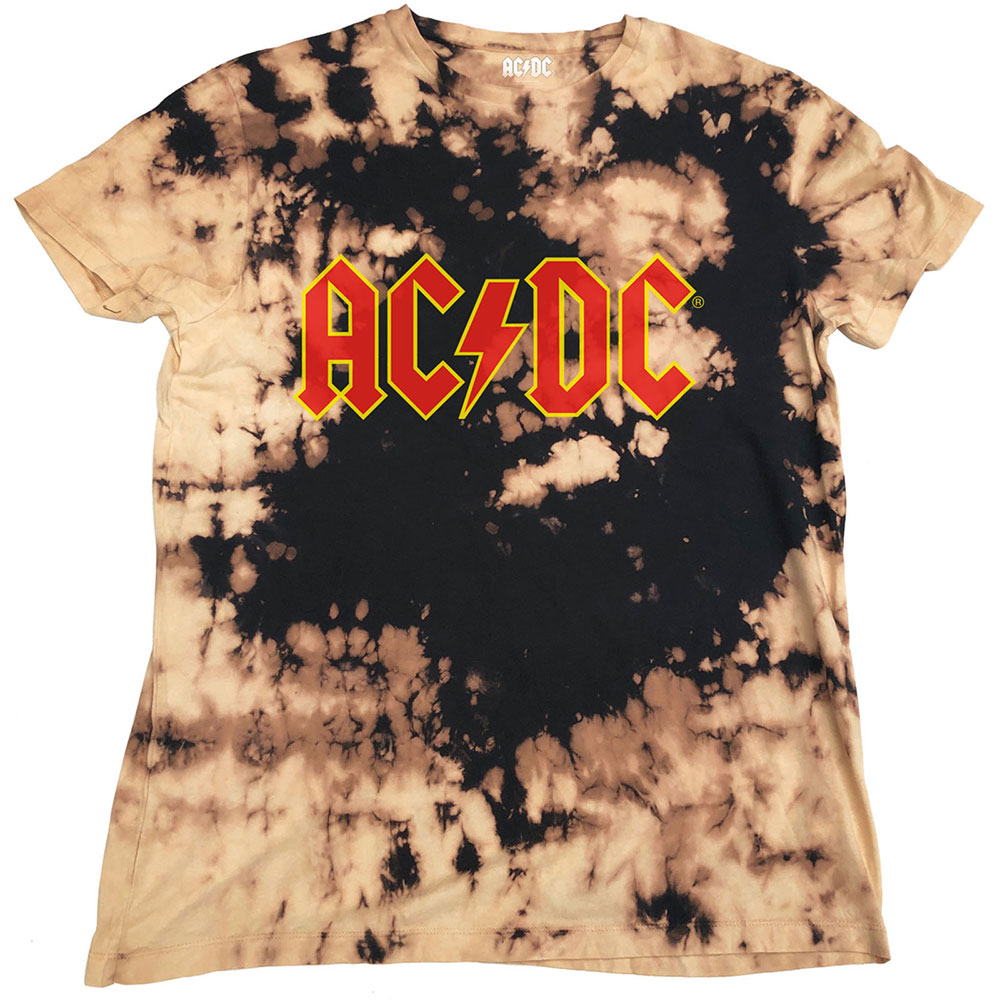 Tričko AC/DC - Logo, Unisex,Hnedá,M