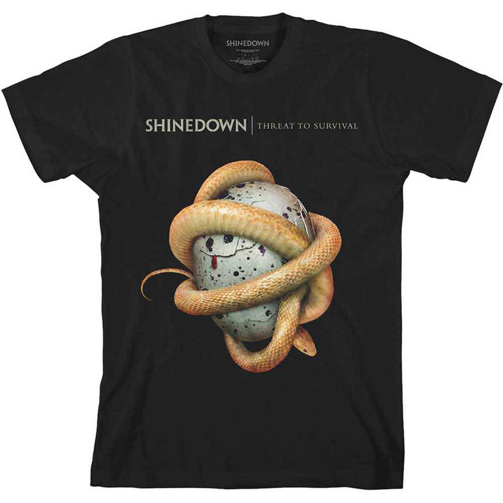 Tričko Shinedown - Clean Threat, Unisex,Čierna,XXL