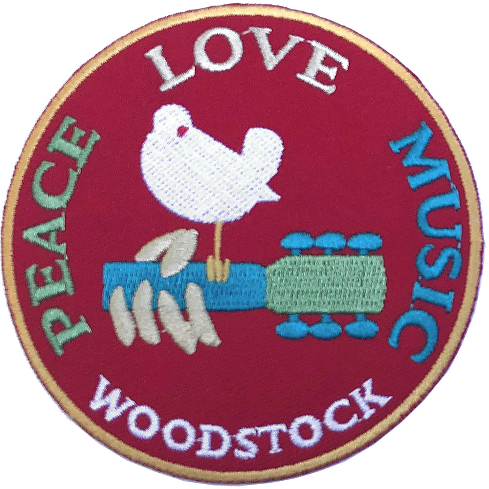 Nažehlovačka Woodstock - Peace, Love, Music