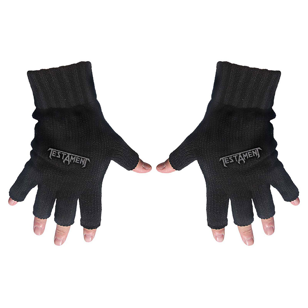 Rukavice Testament - Logo, Unisex,Čierna,Univerzálna