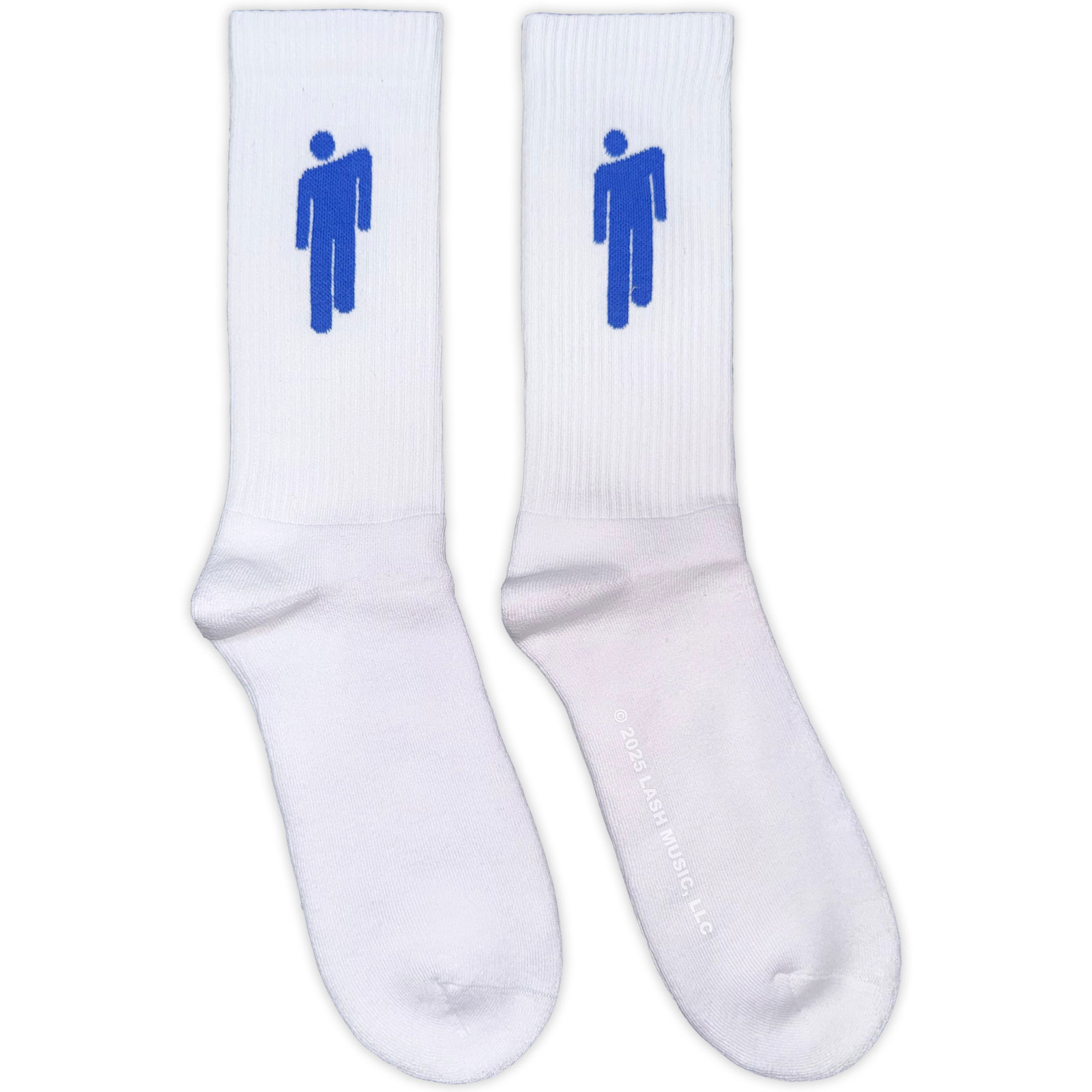 Ponožky Billie Eilish - Blue Blohsh, Unisex,Biela,UK 7 - 11