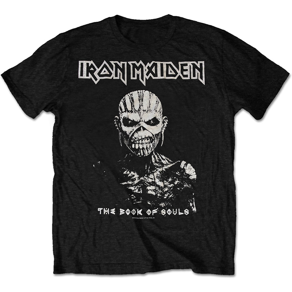 Tričko Iron Maiden - The Book of Souls White Contrast, Unisex,Čierna,XL