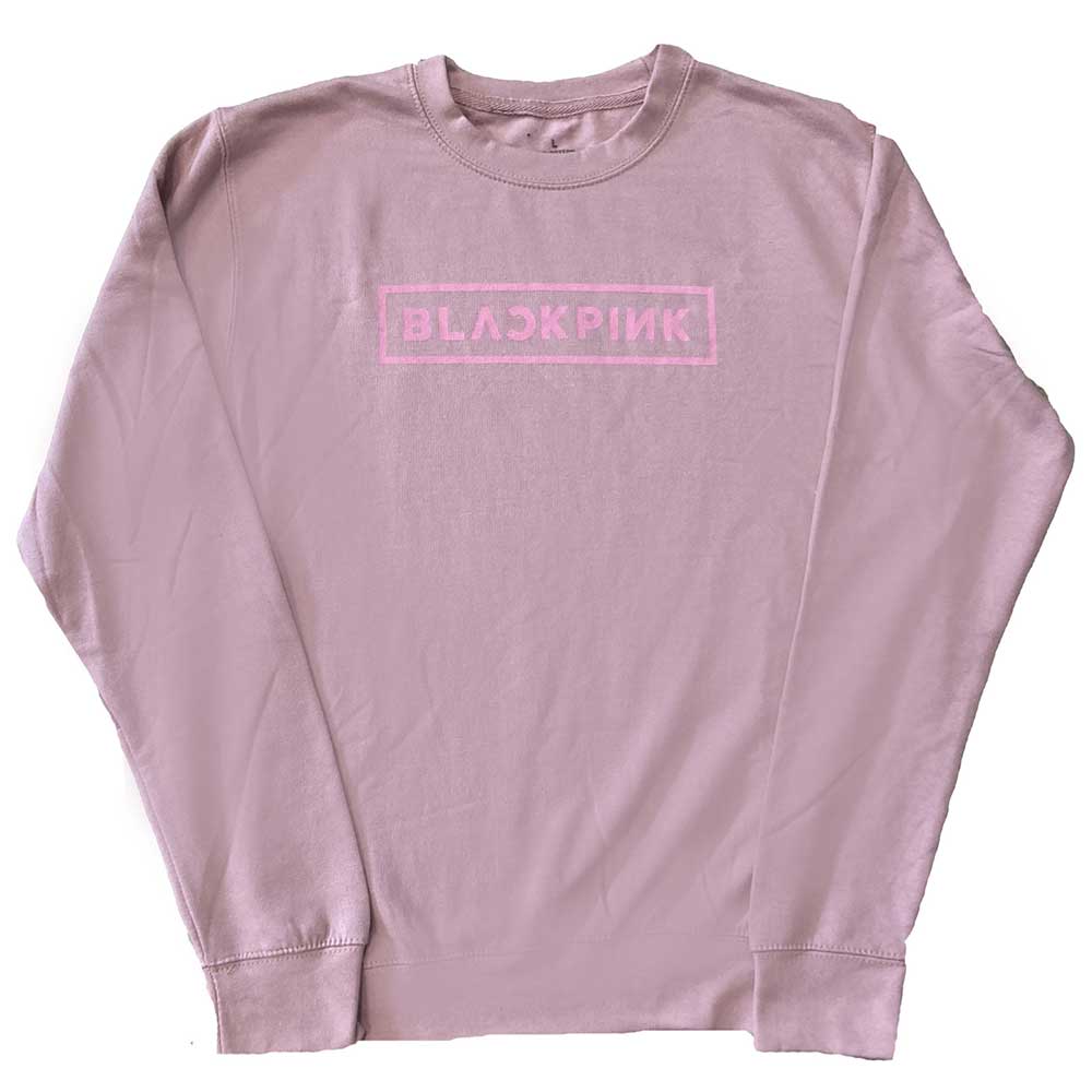 Crewneck Blackpink - Logo, Unisex,Ružová,XXL