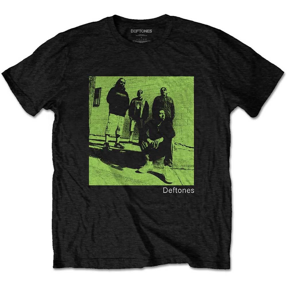Tričko Deftones - Green Photo, Unisex,Čierna,XXL