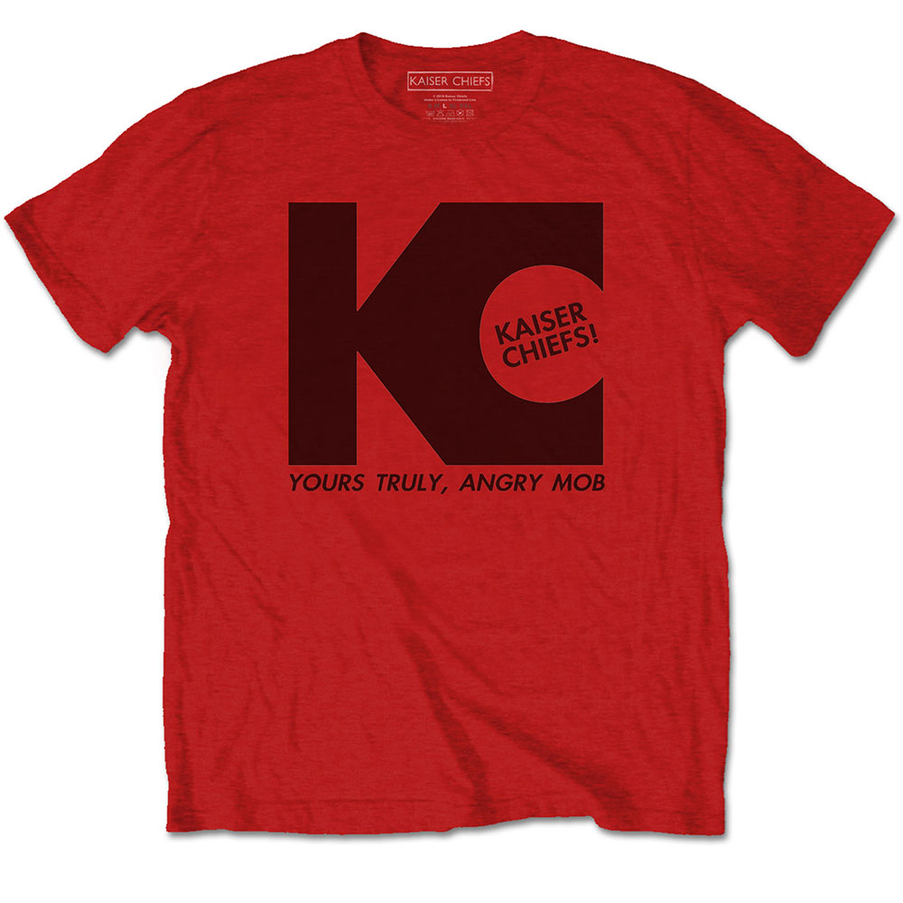 Tričko Kaiser Chiefs - Yours Truly, Unisex,Červená,XXL