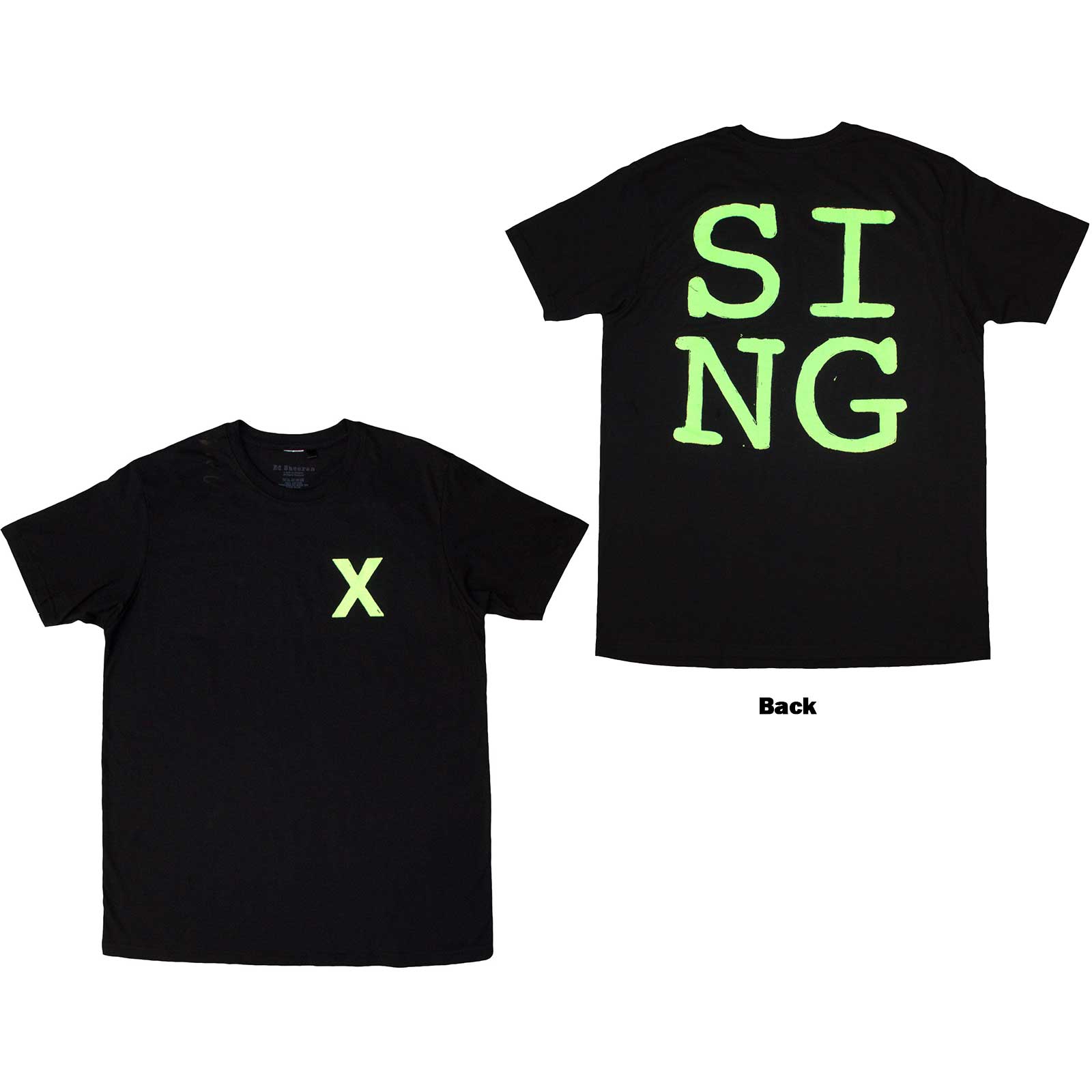 Tričko Ed Sheeran - Multiply Pocket - Sing, Unisex,Čierna,XXL