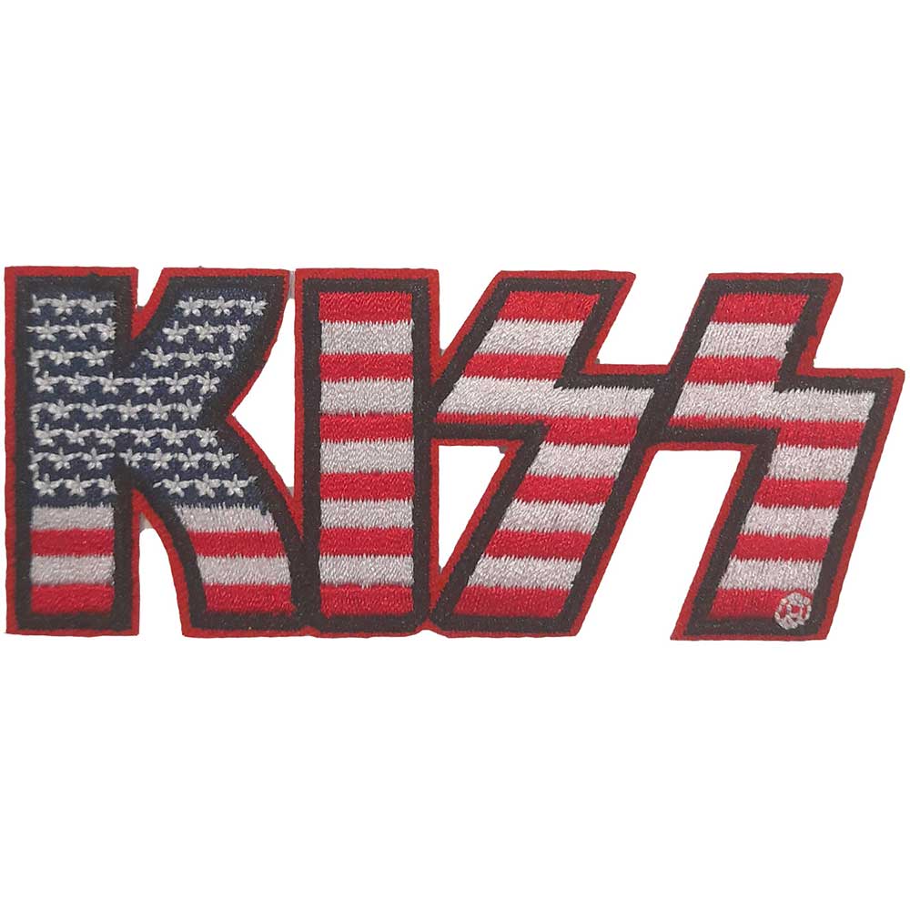Nažehlovačka Kiss - American Flag Logo