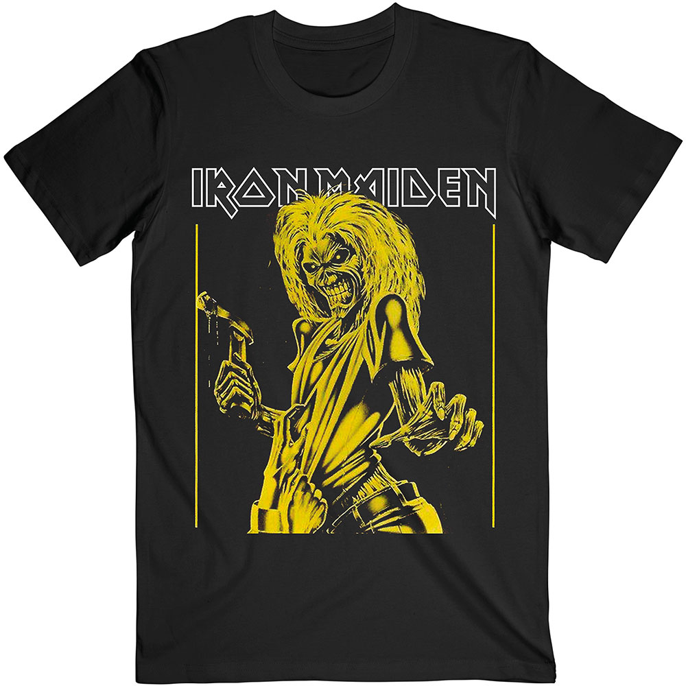 Tričko Iron Maiden - Yellow Flyer, Unisex,Čierna,XXL