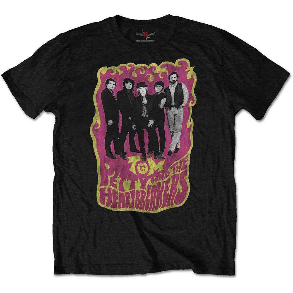 Tričko Tom Petty & The Heartbreakers - Damn The Torpedoes, Unisex,Čierna,XXL