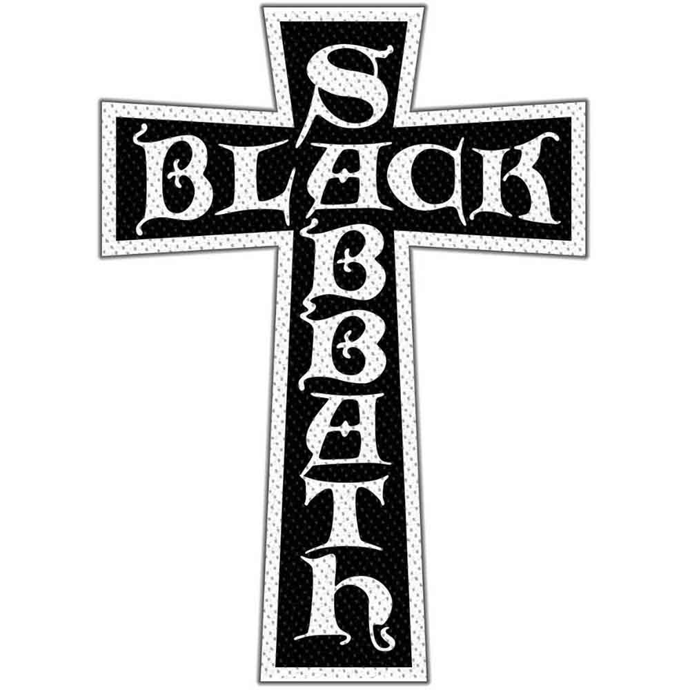Nažehlovačka Black Sabbath - Cross Logo Cut Out