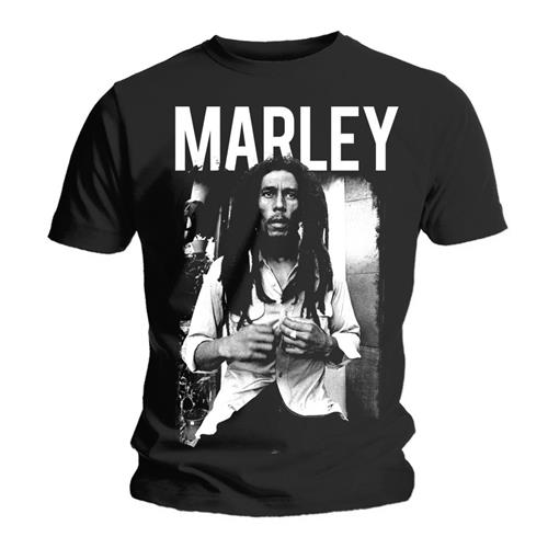 Tričko Bob Marley - Black & White, Unisex,Čierna,XXL