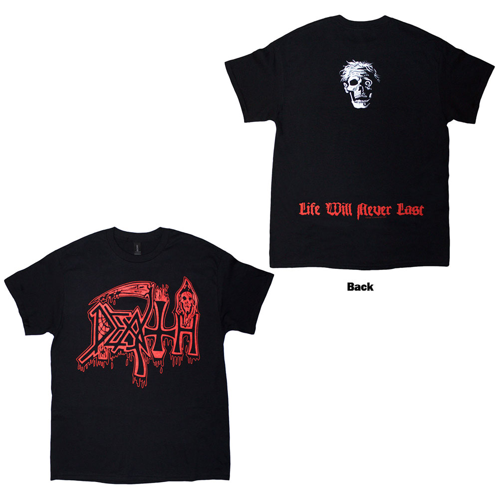 Tričko Death - Life Will Never Last, Unisex,Čierna,L