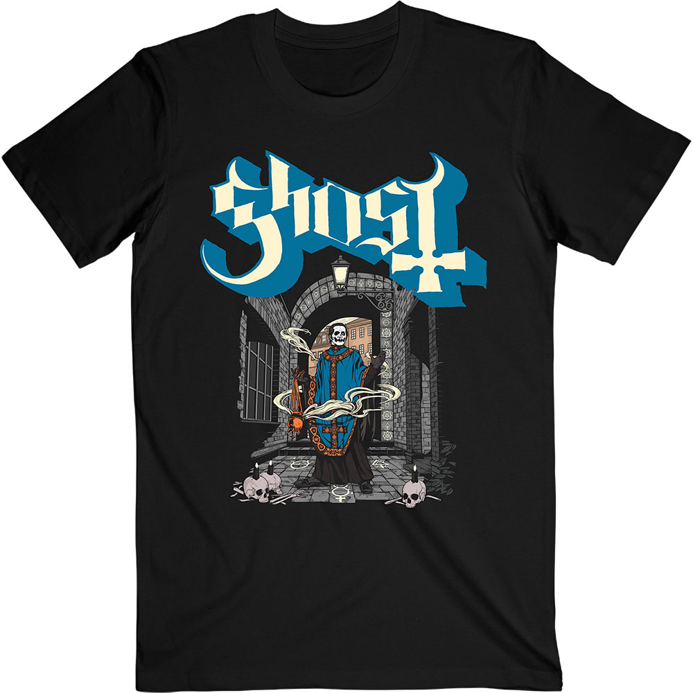 Tričko Ghost - Incense, Unisex,Čierna,XXL