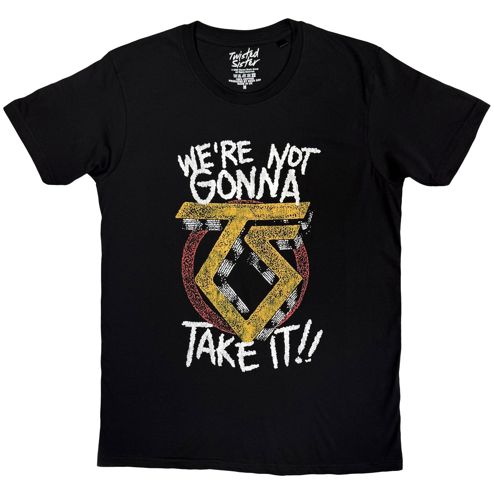 Tričko Twisted Sister - Not Gonna Take It, Unisex,Čierna,XXL