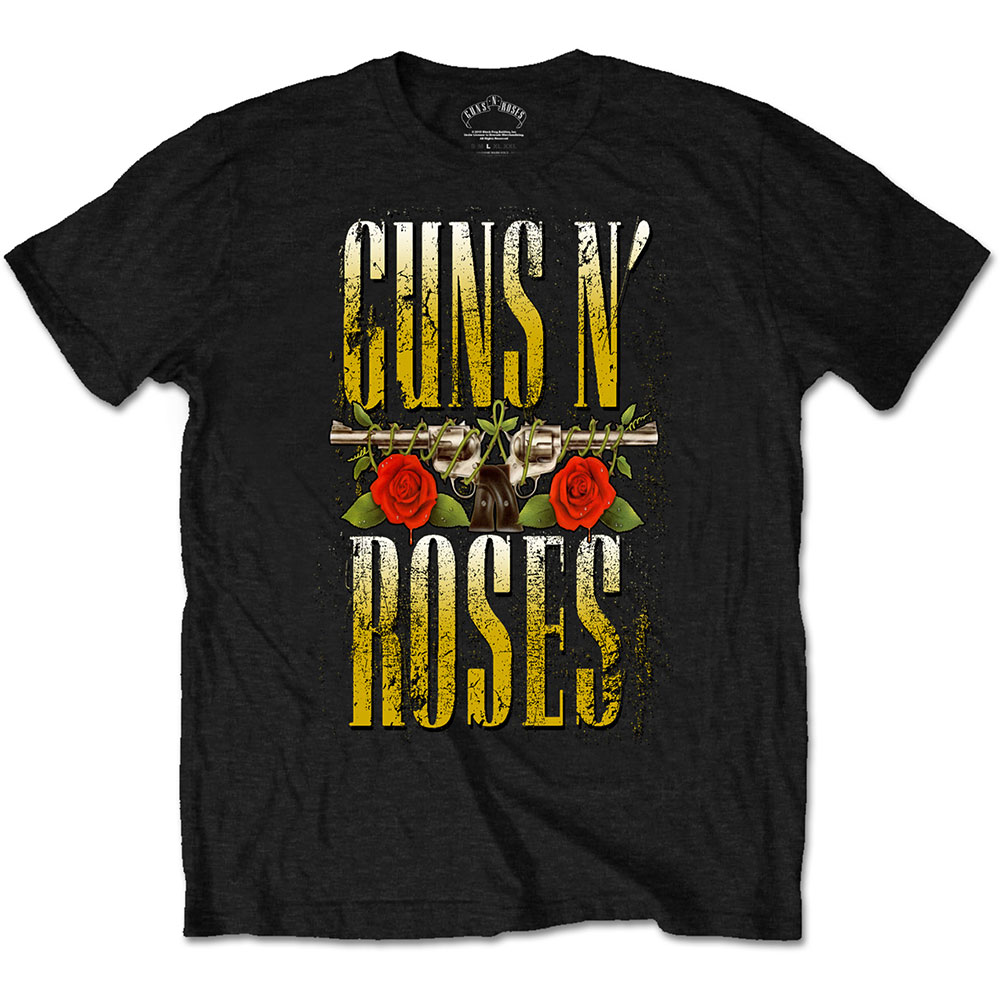 Tričko Guns N’ Roses - Big Guns, Unisex,Čierna,XXL