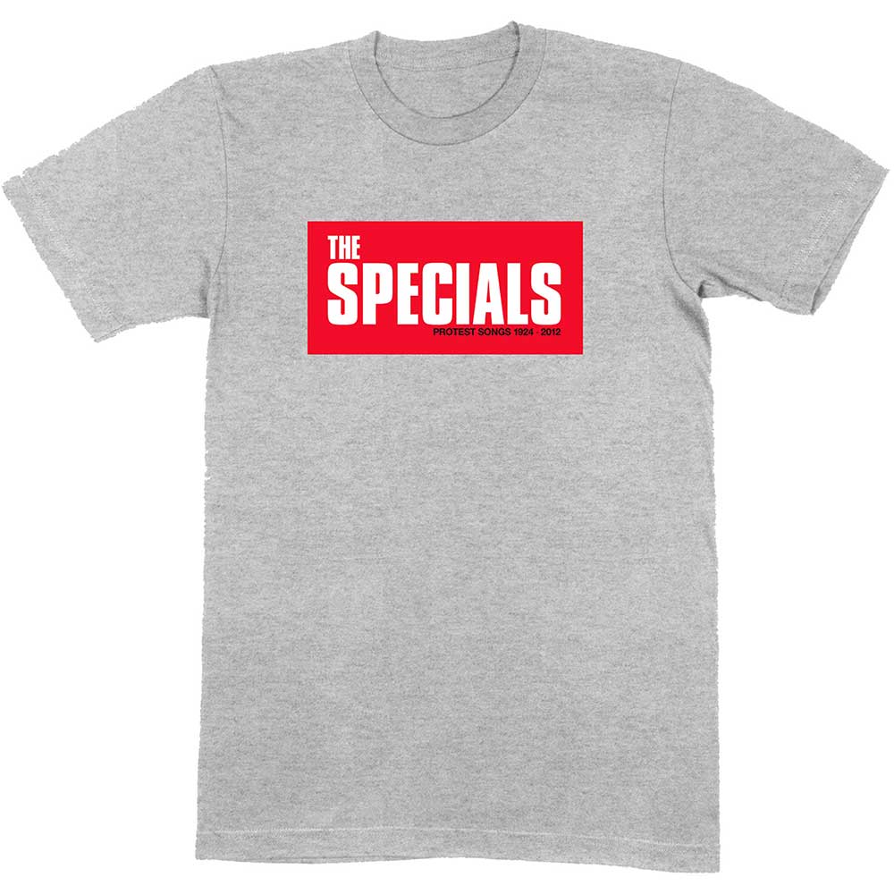 Tričko The Specials - Protect Songs, Unisex,Šedá,XXL