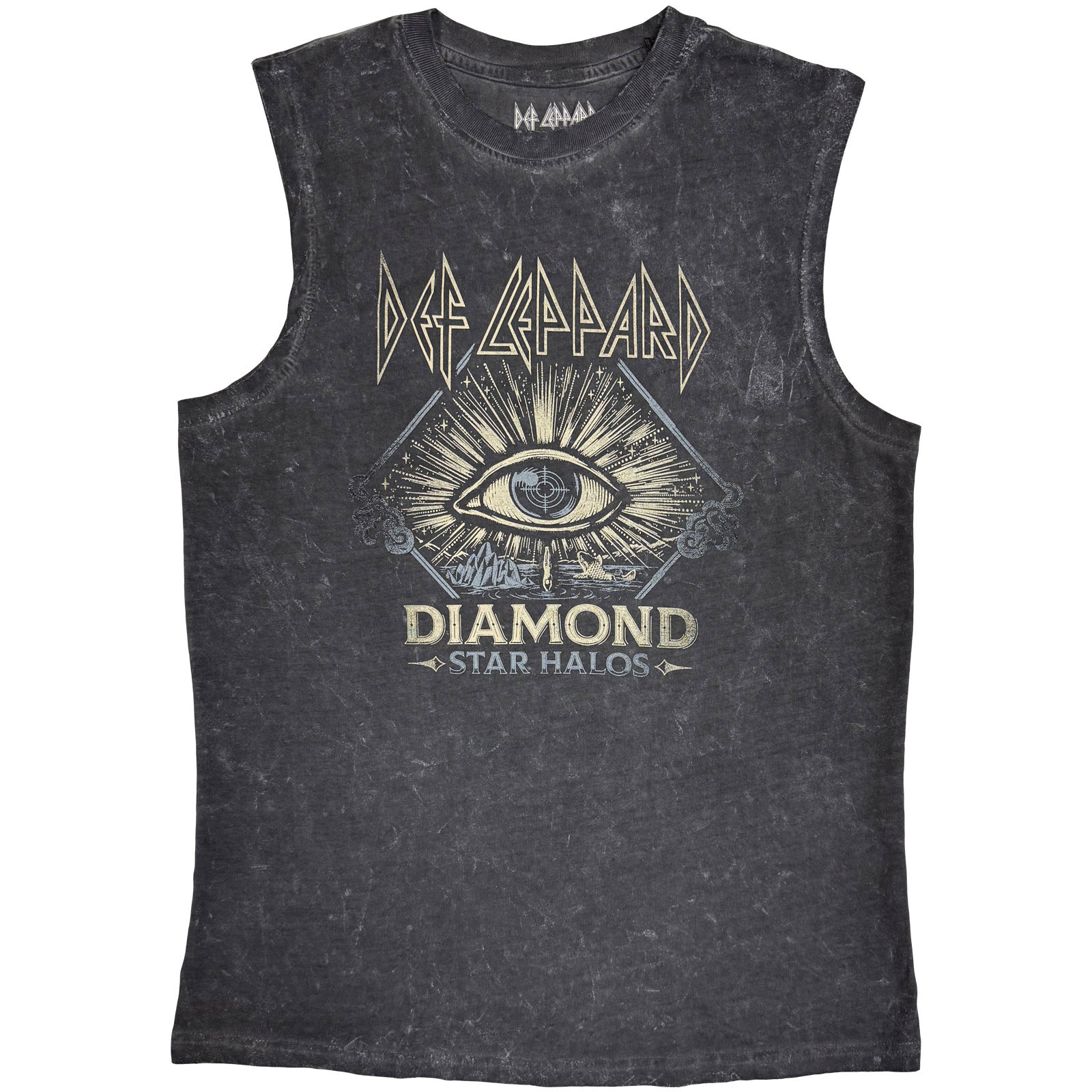 Tielko Def Leppard - Diamond Star Halos, Unisex,Šedá,XXL