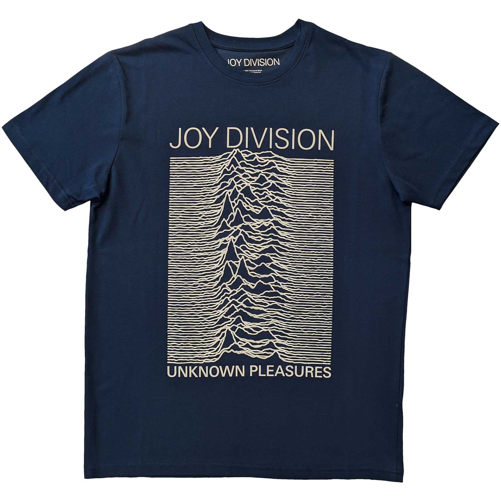 Tričko Joy Division - Unknown Pleasures FP, Unisex,Modrá,L