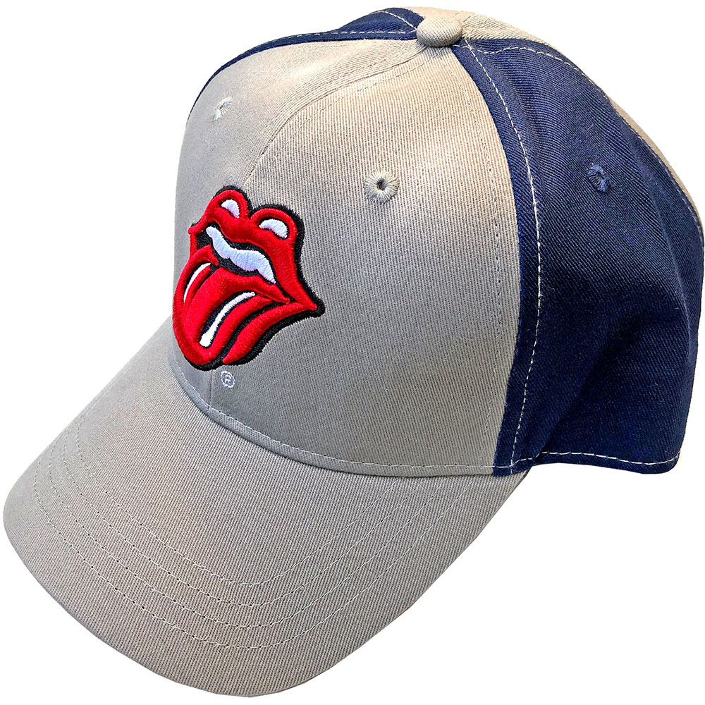 Šiltovka The Rolling Stones - Classic Tongue, Unisex,Modrá,Univerzálna