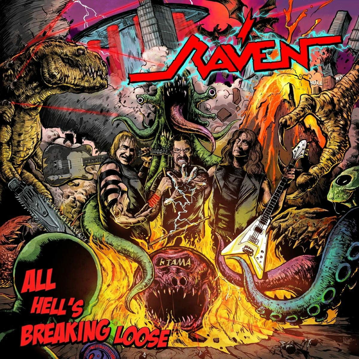 CD Raven - ALL HELL'S BREAKING LOOSE