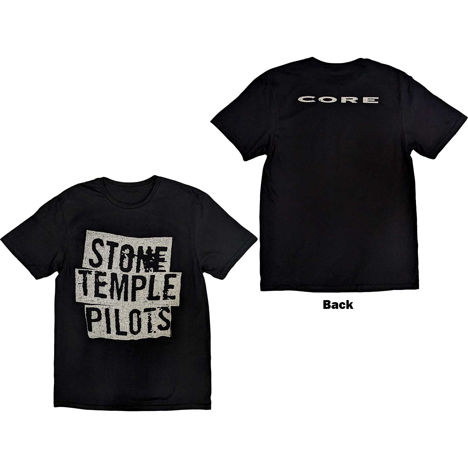 Tričko Stone Temple Pilots - Core, Unisex,Čierna,XXL