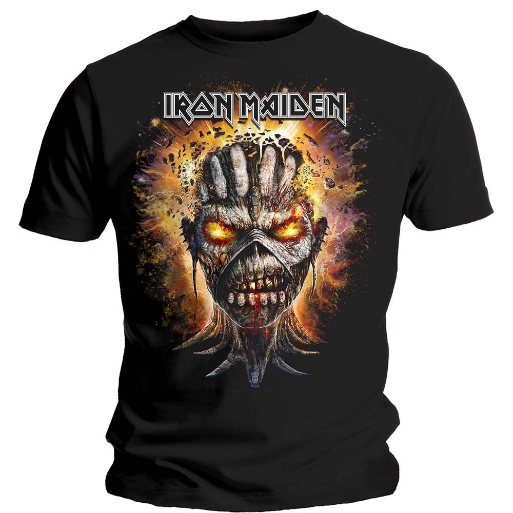 Tričko Iron Maiden - Eddie Exploding Head, Unisex,Čierna,XXL