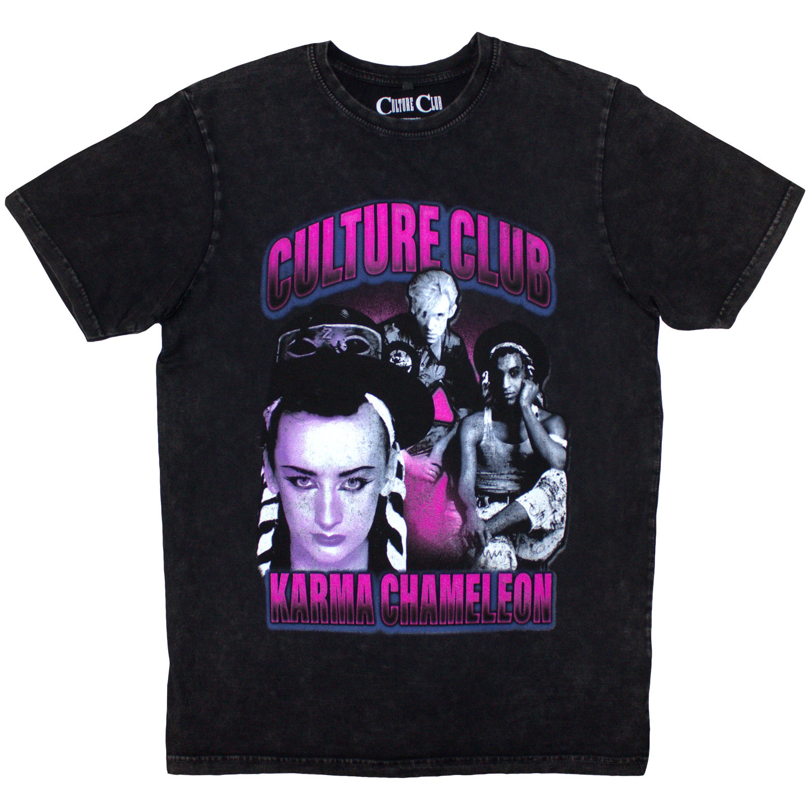 Tričko Boy George & Culture Club - Karma Chameleon, Unisex,Čierna,L