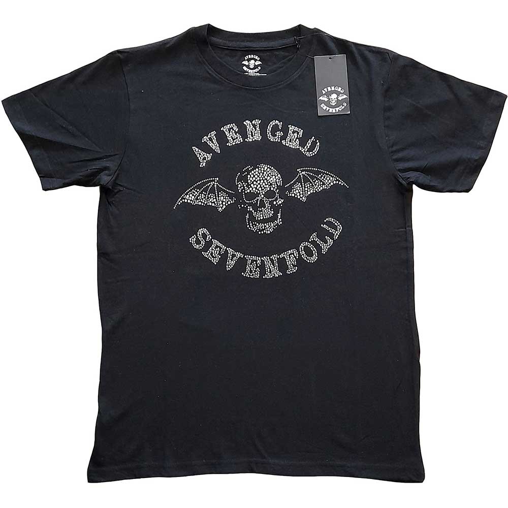 Tričko Avenged Sevenfold A7X - Deathbat, Unisex,Čierna,XXL