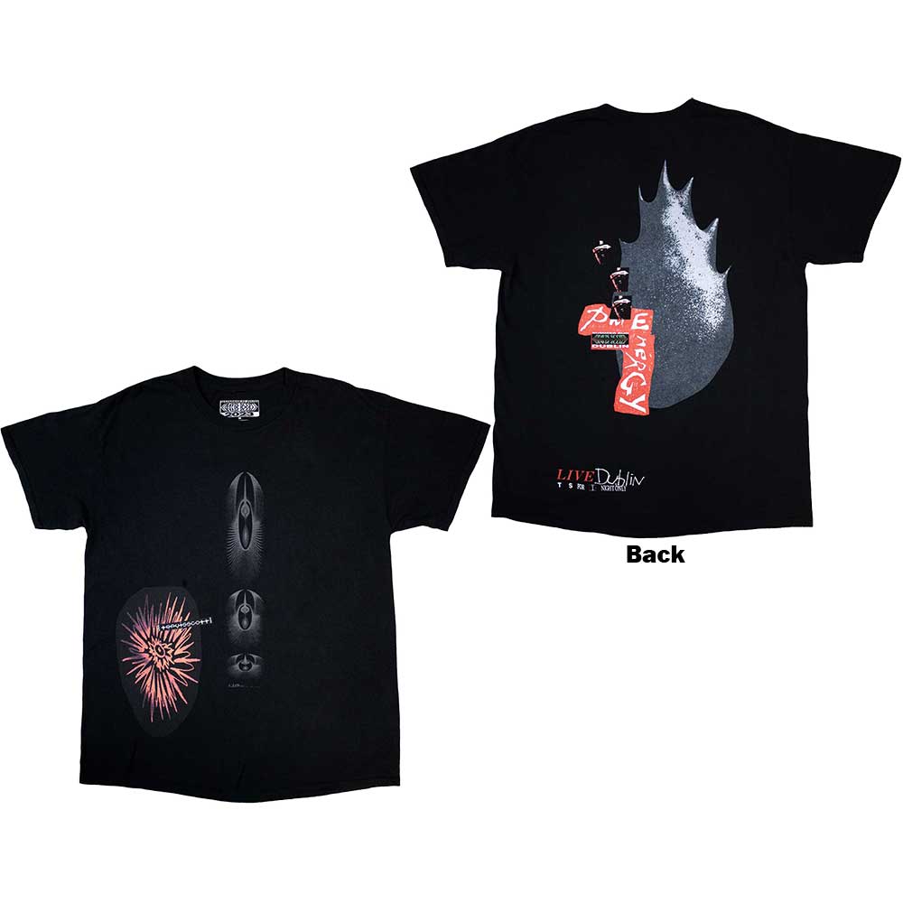 Tričko Travis Scott - Summer Run 2023 Dublin, Unisex,Čierna,XXL